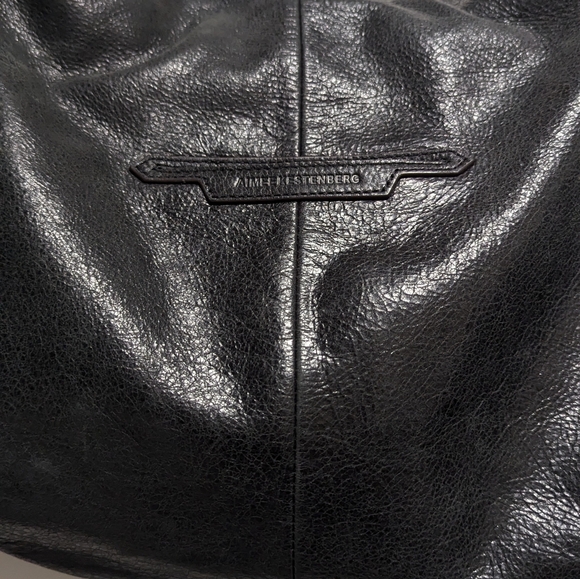 Aimee Kestenberg Black Genuine Leather Large Hobo Purse - Picture 8 of 15